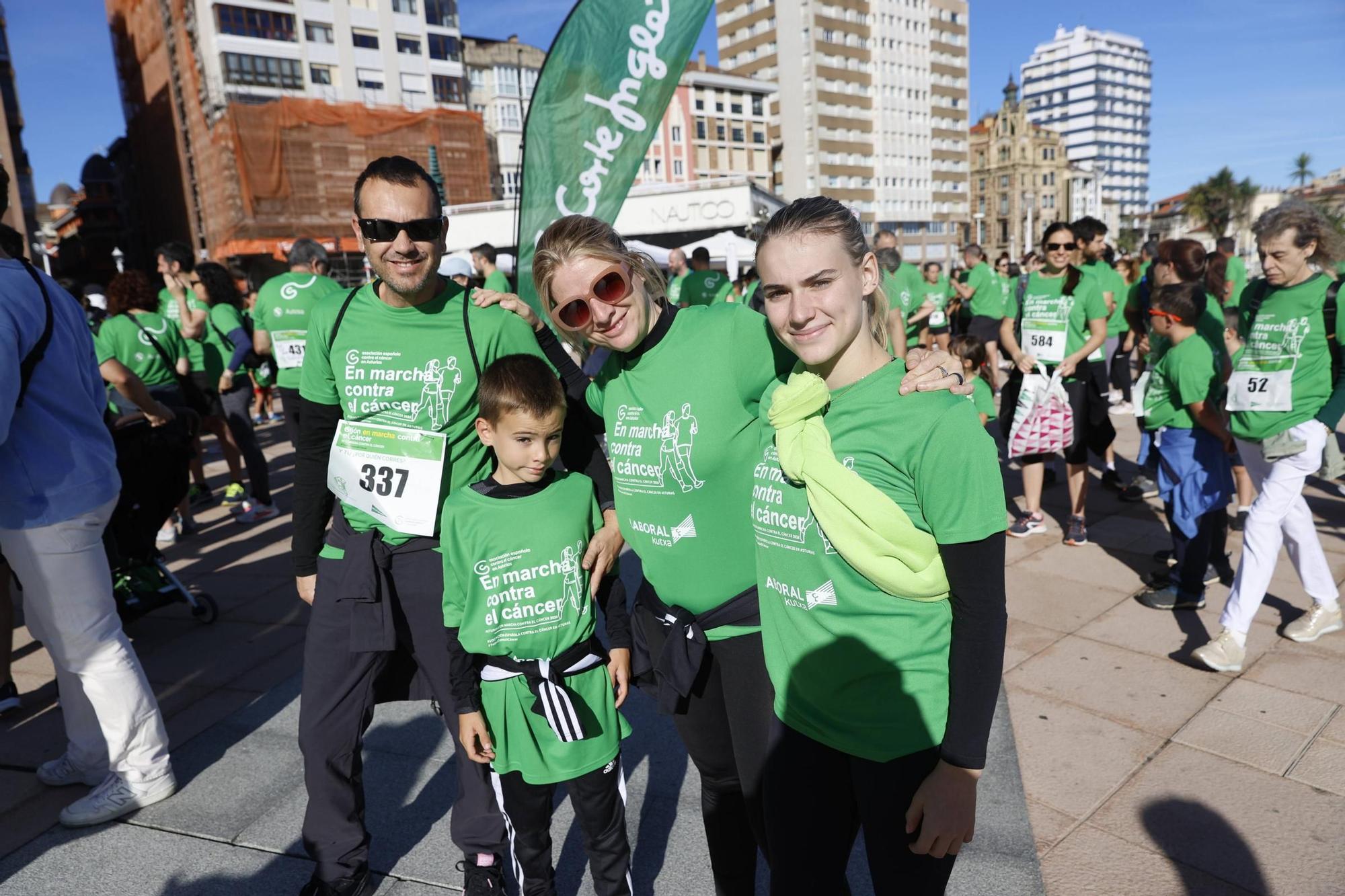 Así fue la carrera contra el cáncer en Gijón (en imágenes)