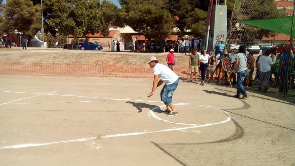 Concurso de lanzamiento de azaón en Jumilla