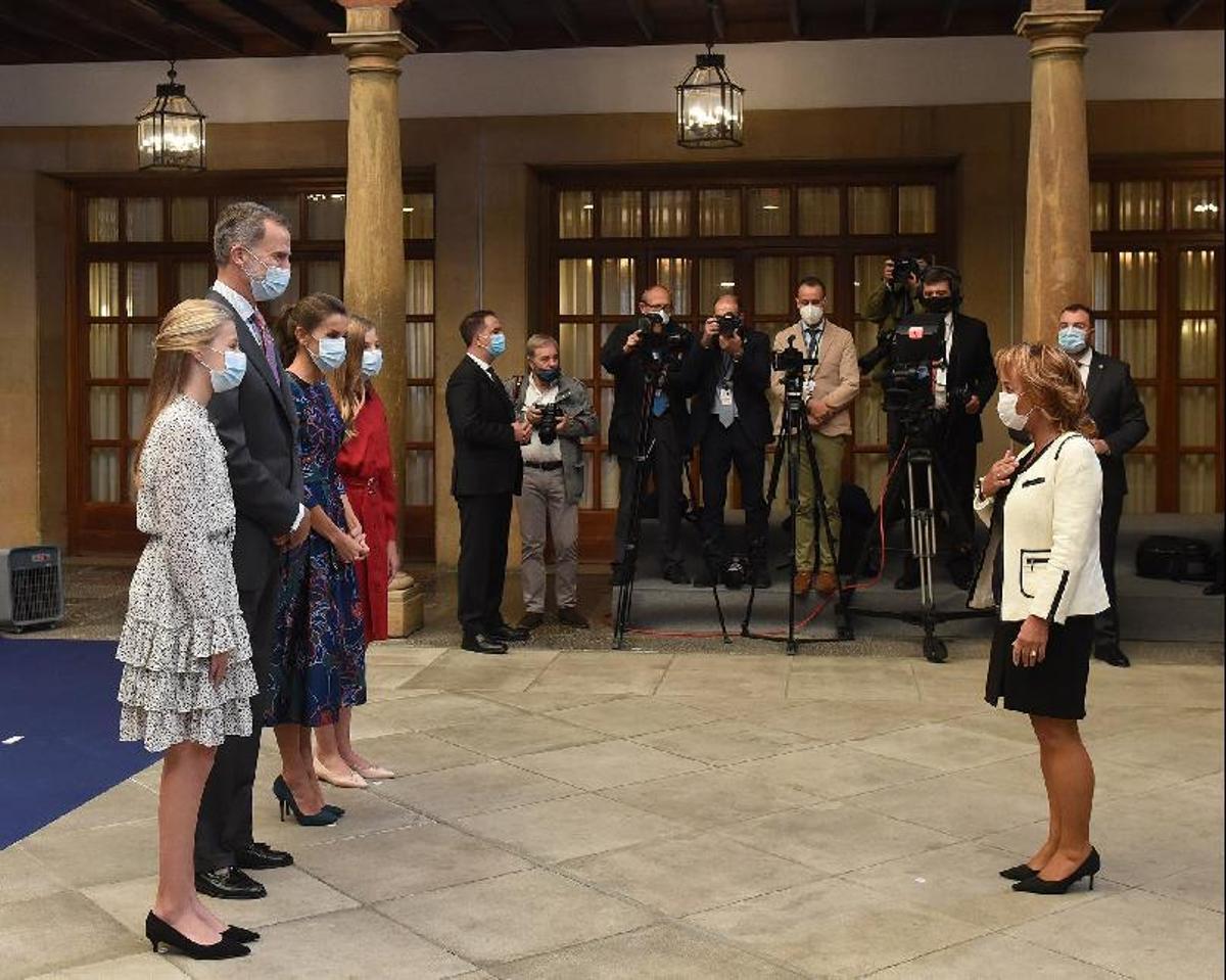 Premios Princesa de Asturias 2020 | Los Reyes reciben a los premiados en el hotel de la Reconquista Premios Princesa de Asturias 2020 | Los Reyes reciben a los premiados en el hotel de la Reconquista