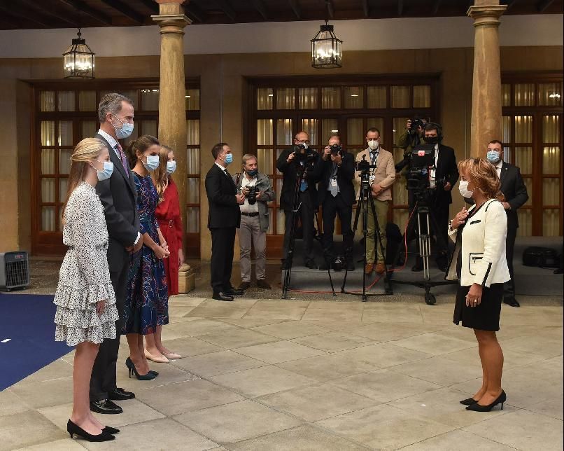 Premios Princesa de Asturias 2020 | Los Reyes reciben a los premiados en el hotel de la Reconquista