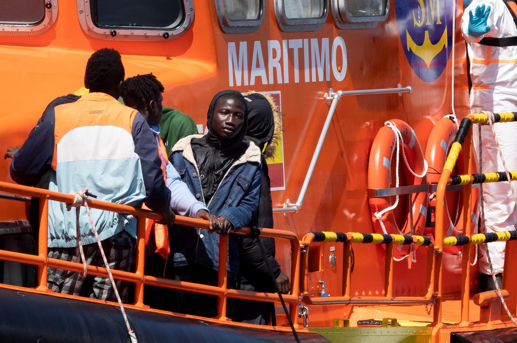 Llegada de migrantes a Gran Canaria