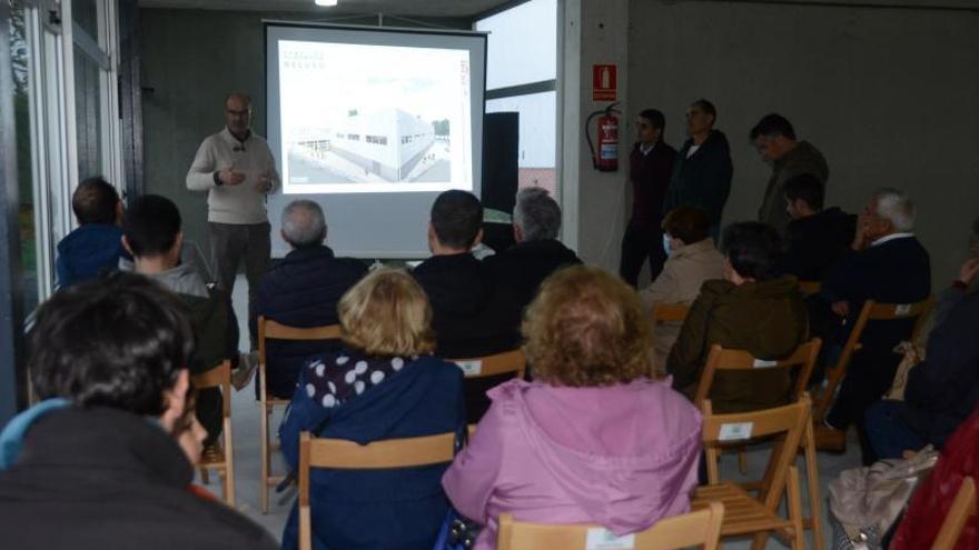 La reforma del pabellón de Beluso incluye un parque fotovoltaico y reutilizar las aguas grises para el riego