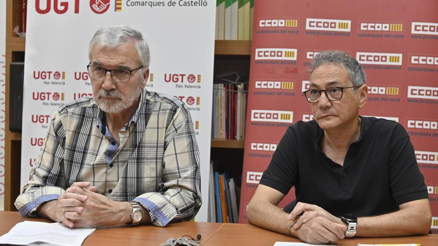 Los sindicatos de Castellón llaman a movilizarse el 1 de mayo por &quot;un reparto de los beneficios&quot; de las grandes empresas