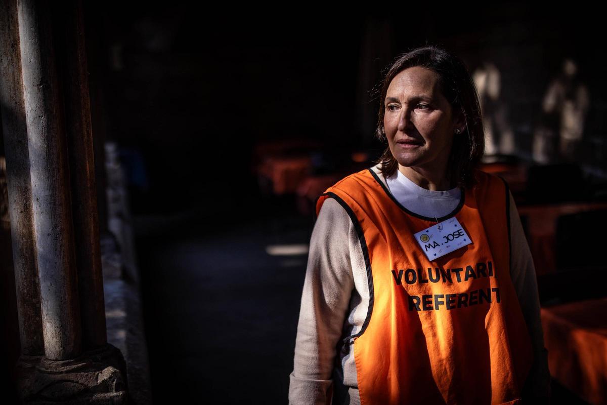 María José,voluntaria de la pàrroquia Santa Anna.
