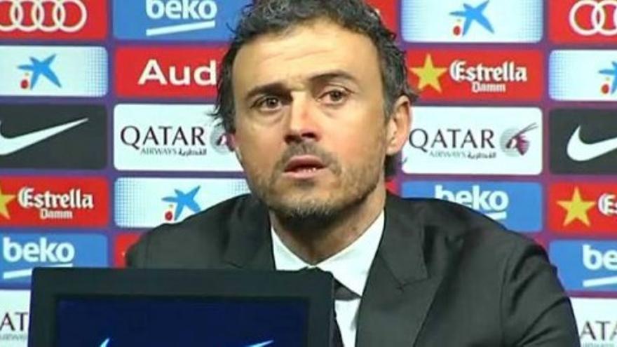 Luis Enrique: “No hemos sabido cerrar el partido”