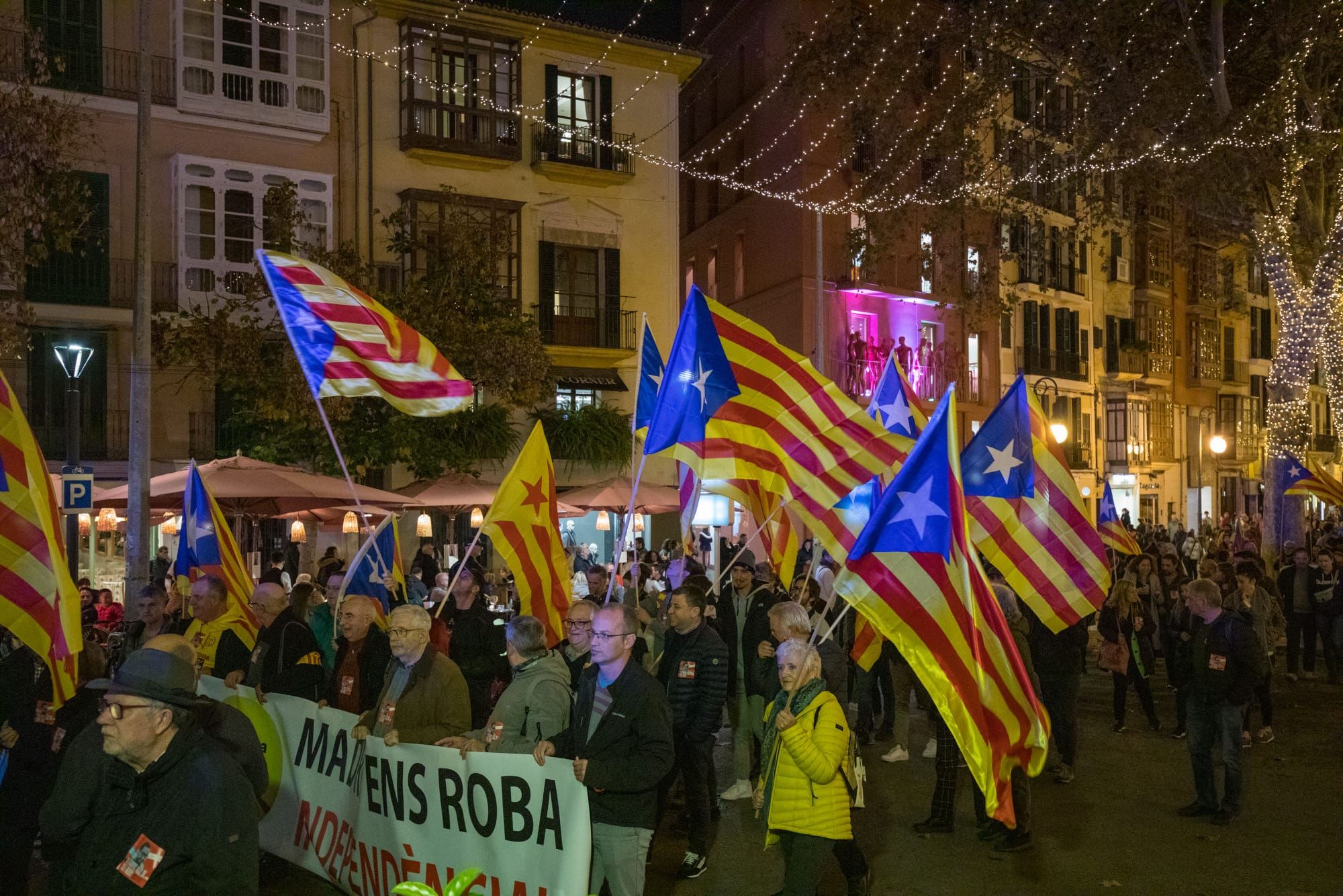 Manifestación de la Diada del 31 de Diciembre en Palma