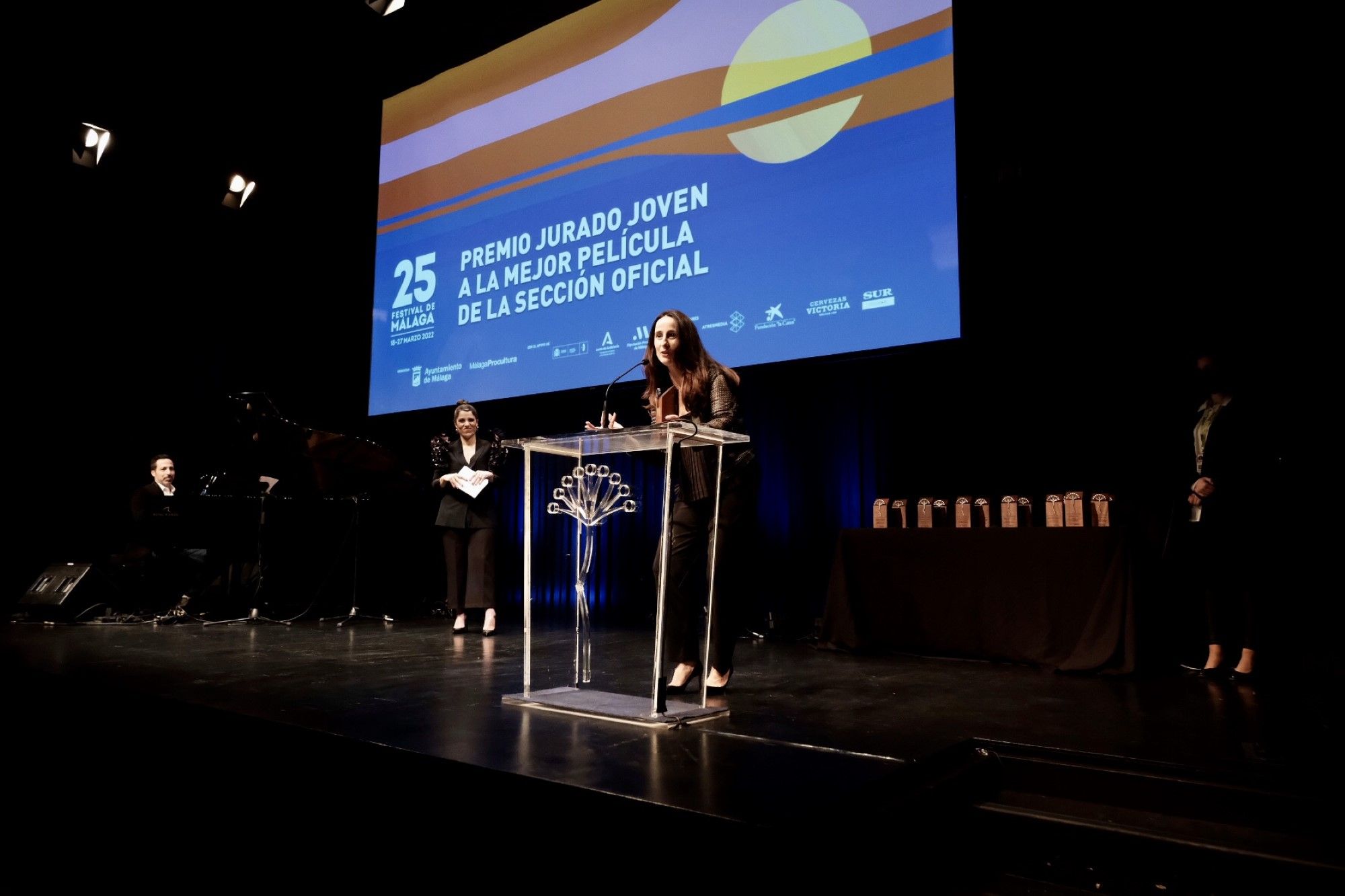 Entrega de premios a los cortometrajes del Festival de Málaga