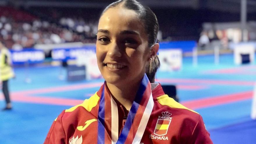 Paola García, campeona de Europa de Karate