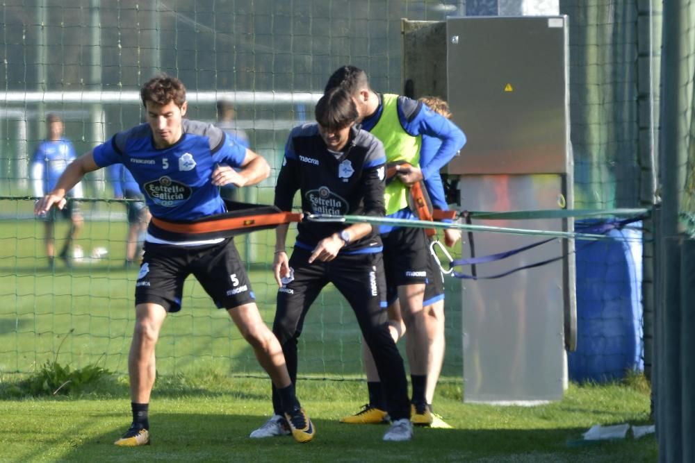 El Dépor prepara el duelo de Liga ante Las Palmas