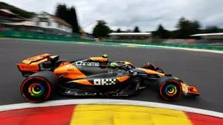 Los McLaren desafían a Verstappen en Bélgica