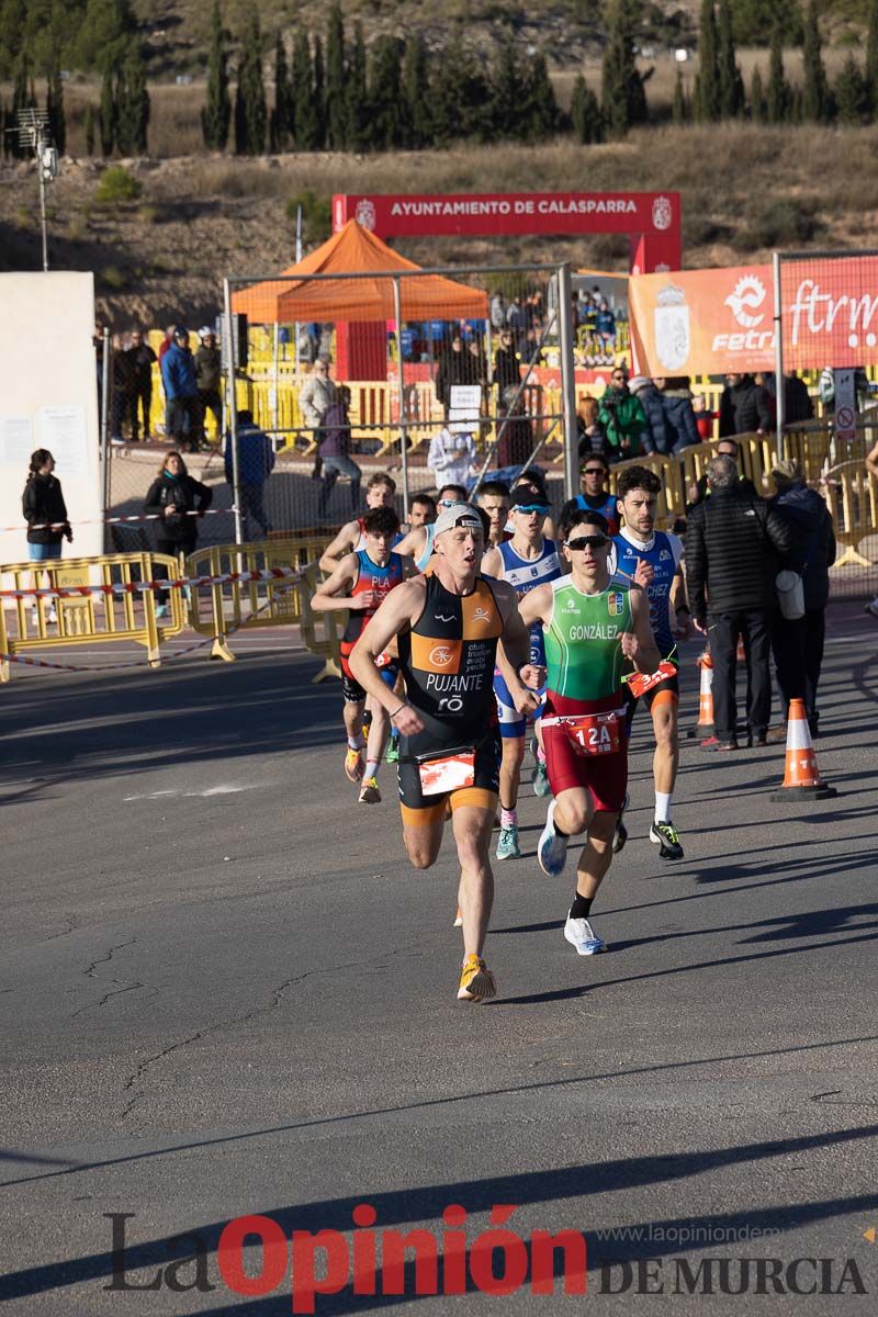 Campeonato Regional de Duatlón por relevos Súper Sprint en Calasparra (carrera a pie)