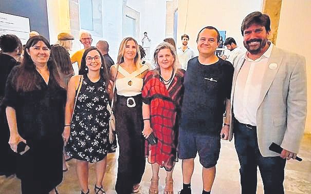 Mireya Gitart, Ester Payeras, Carmen Reig, Isabel Pérez y Fernando Gómez de la Cuesta.
