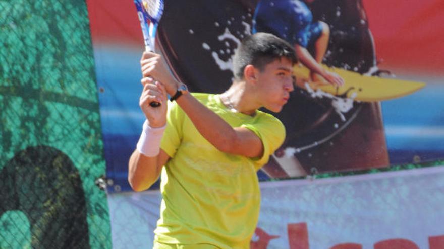 Pablo Llamas, finalista en el cuadro de 14 años.