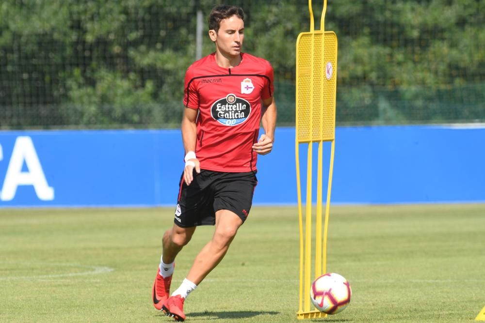 La plantilla deportivista ha tenido este viernes, 13 de julio de 2018, doble sesión de entrenamiento.