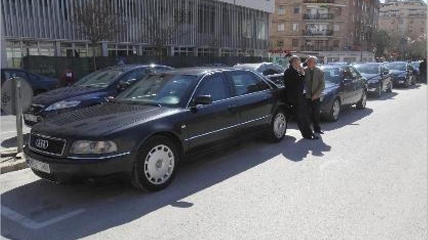 Coches oficiales del Ayuntamiento de Valencia.