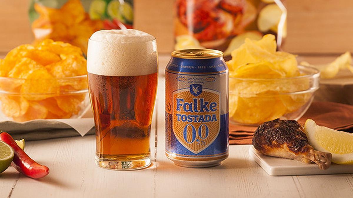 Una lata de cerveza 'Falke', elaborada por Heineken para Mercadona.