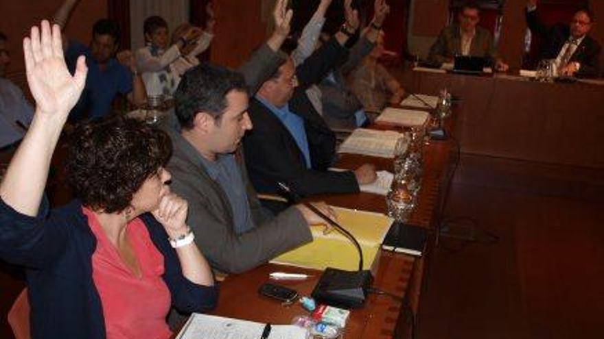 Moment de l&#039;aprovació de l&#039;avanç de pla, el juliol del 2013