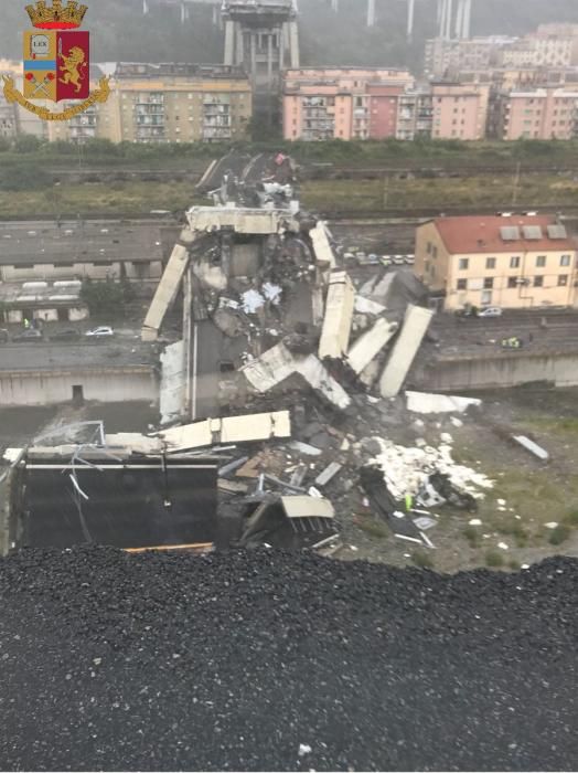 Es desploma un viaducte d'una autopista a Gènova