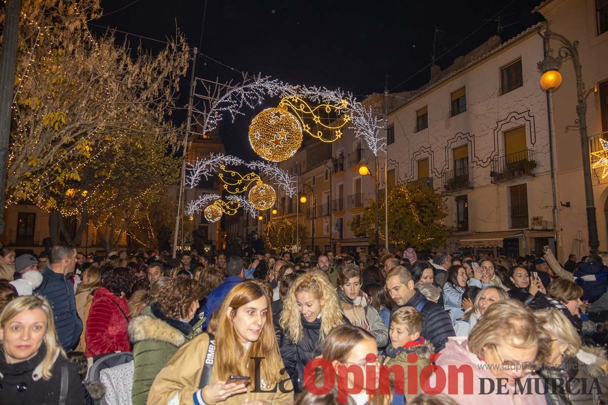 Encendido de luces de Navidad en Caravaca