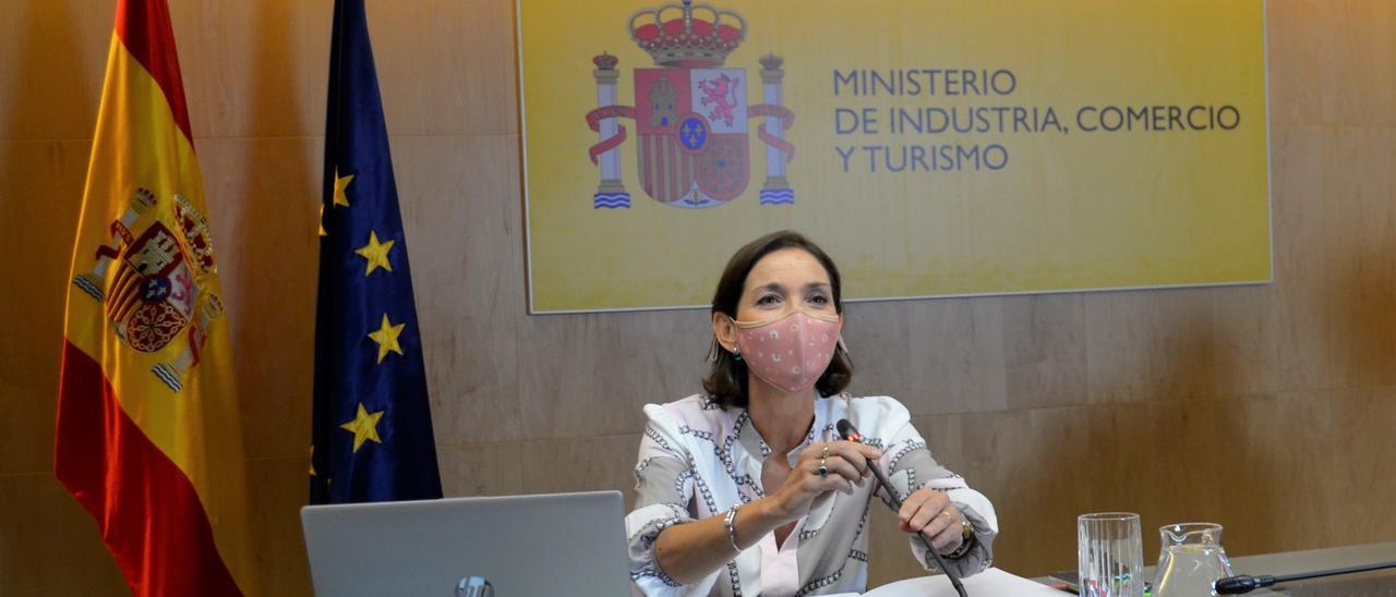 La ministra de Industria, Comercio y Turismo, Reyes Maroto.