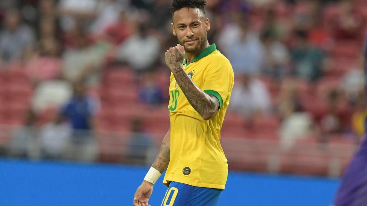 Los niños Jersey de Fútbol Brasil presentó en casa nº 10 Neymar Jr