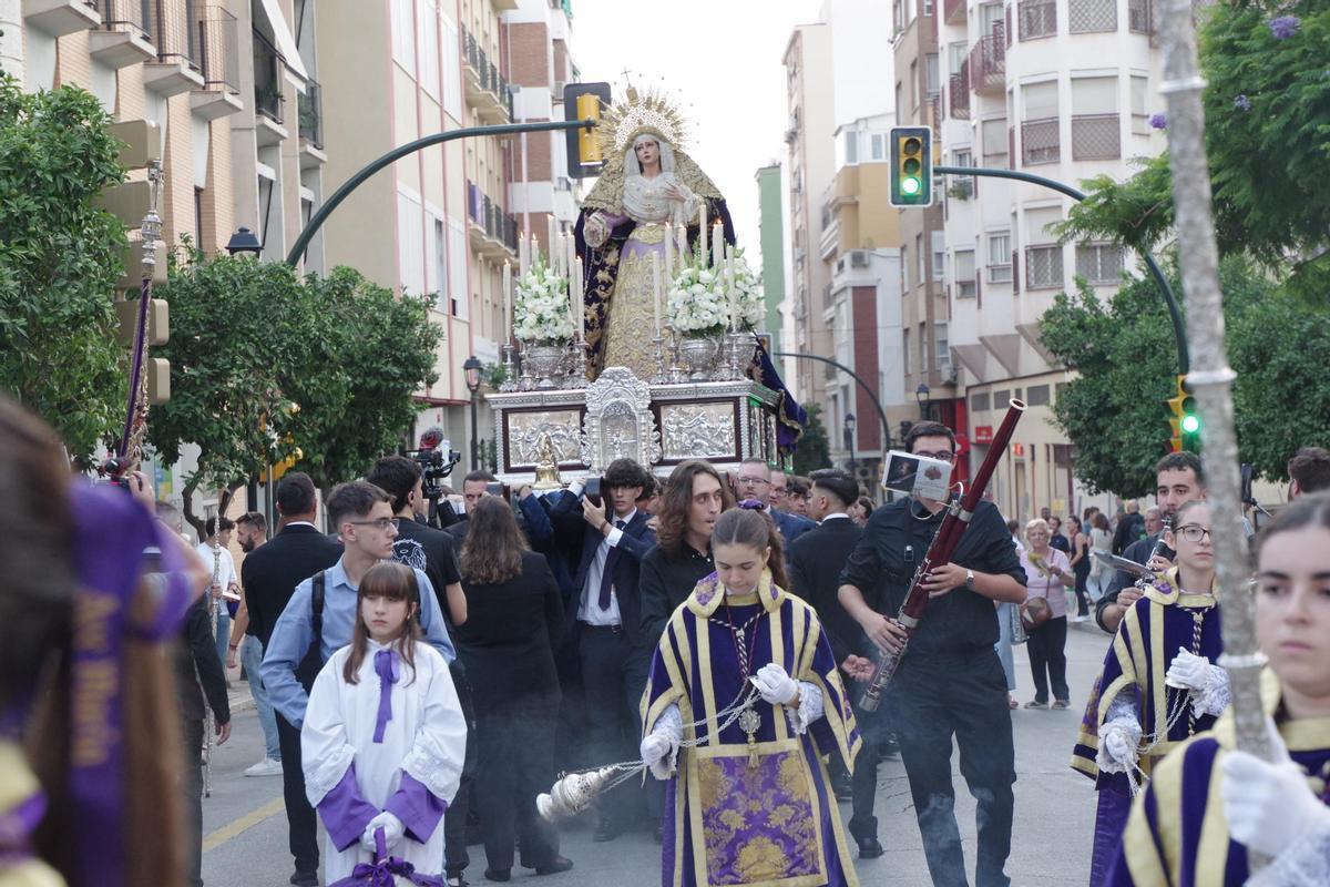 Traslado de María Santísima de Gracia al Santuario de la Victoria