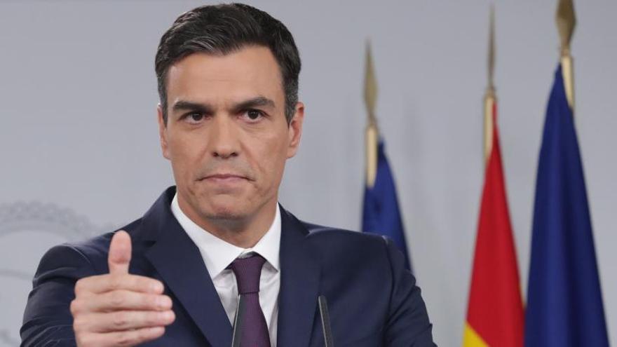 Sánchez: &quot;No vamos a aceptar chantajes al Estado&quot;