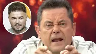 Roncero pierde los papeles con Rufián por el Real Madrid: "¿Qué te has creído?"