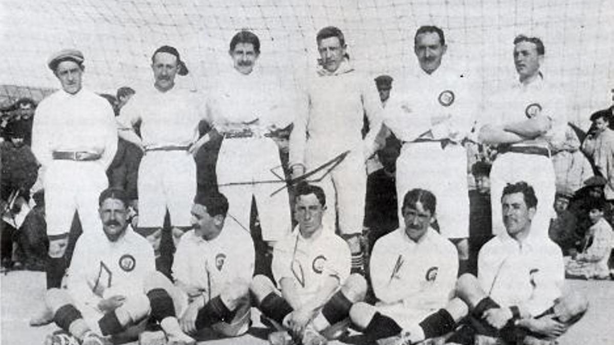 El Madrid, campeón de la Copa del Rey de 1908