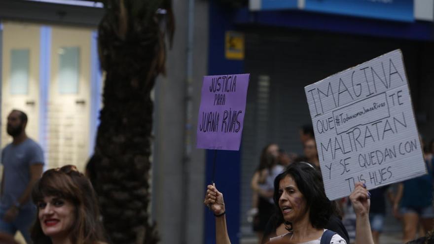 Manifestación en apoyo a Juana Rivas