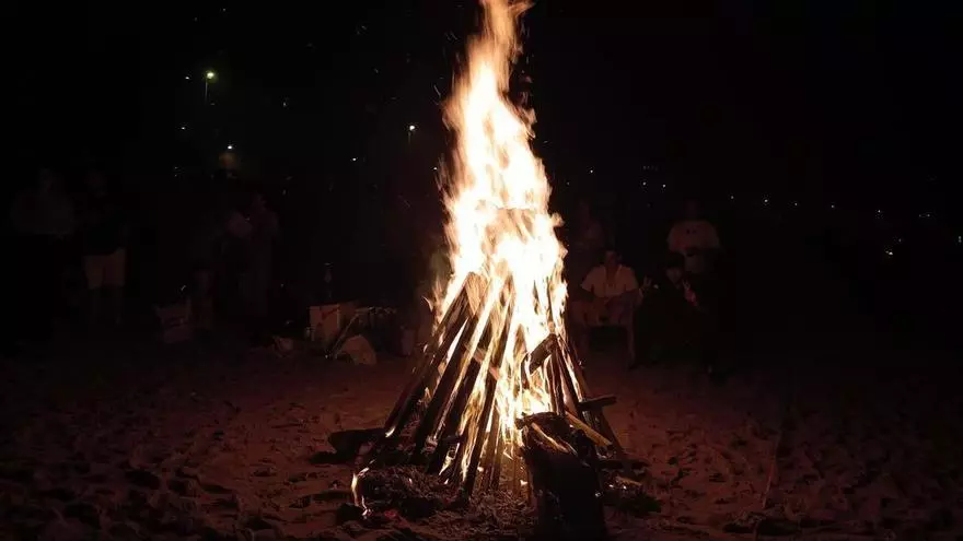 Las hogueras de San Juan en A Coruña