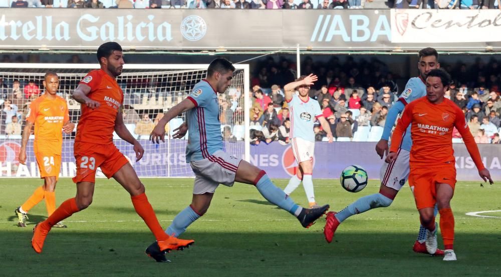 La galería de imágenes del empate entre el Celta y el Málaga en Balaídos