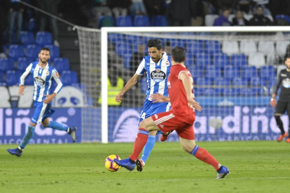 El Dépor doblega al Zaragoza en Riazor