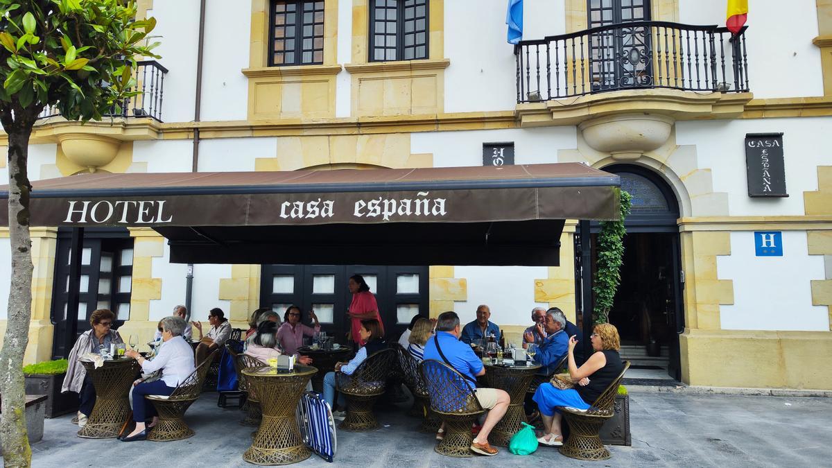 La terraza del hotel Casa España.