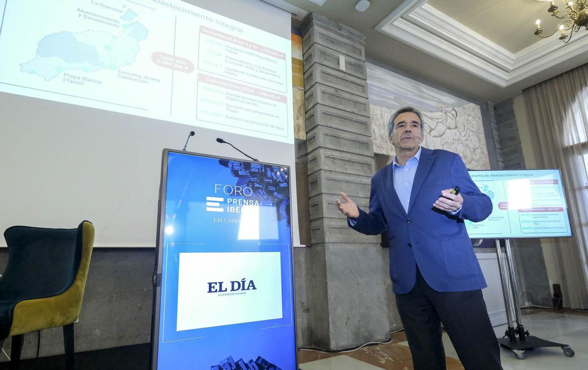 Manuel Miranda interviene en el Foro de Prensa Ibérica en Las Palmas de Gran Canaria