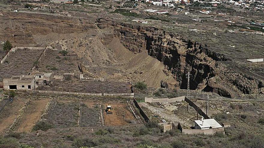 Cantera de áridos en los barrancos de Güímar. | | CARSTEN LAURITSEN