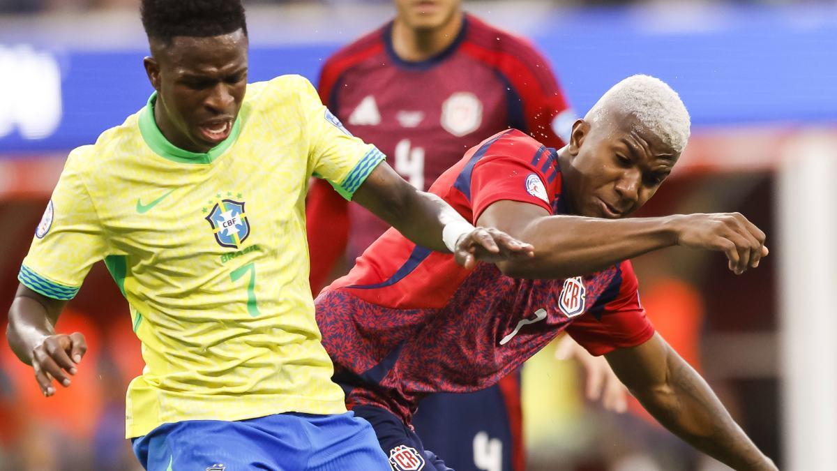 Vinicius Jr. no ha empezado bien la Copa América 2024