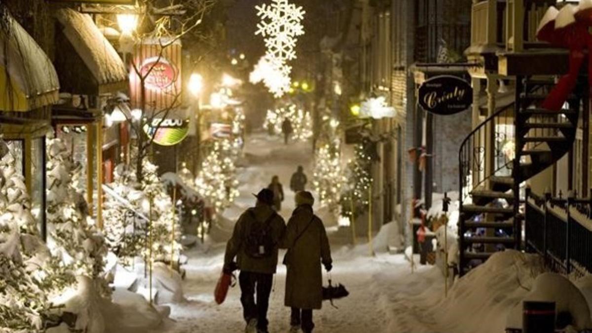 La calle de Petit-Champlain, en Québec