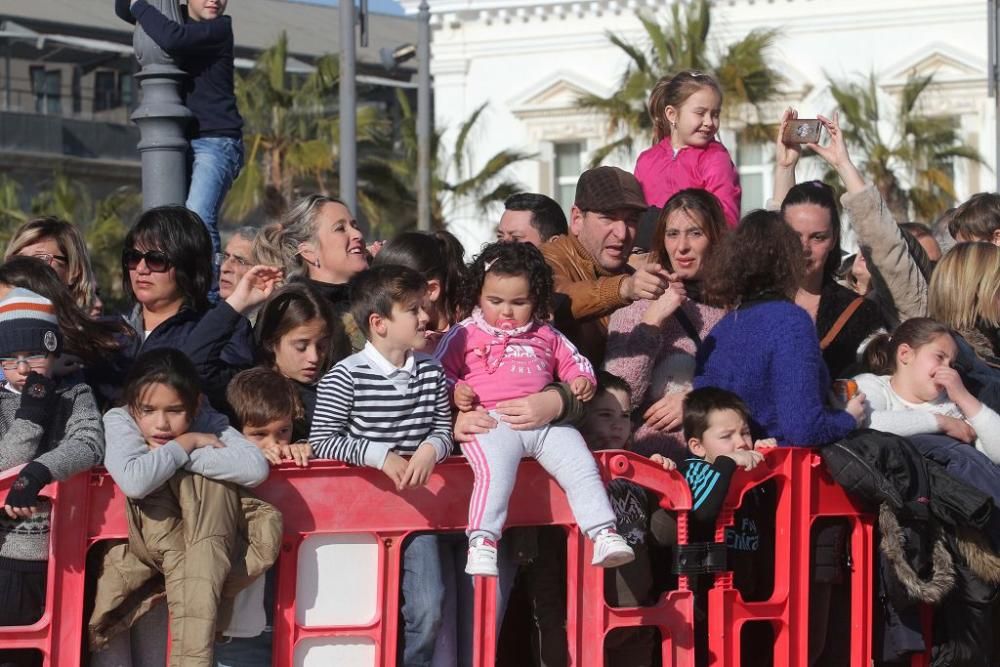 Los Reyes Magos desembarcan en Cartagena