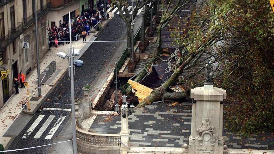 El azote del temporal