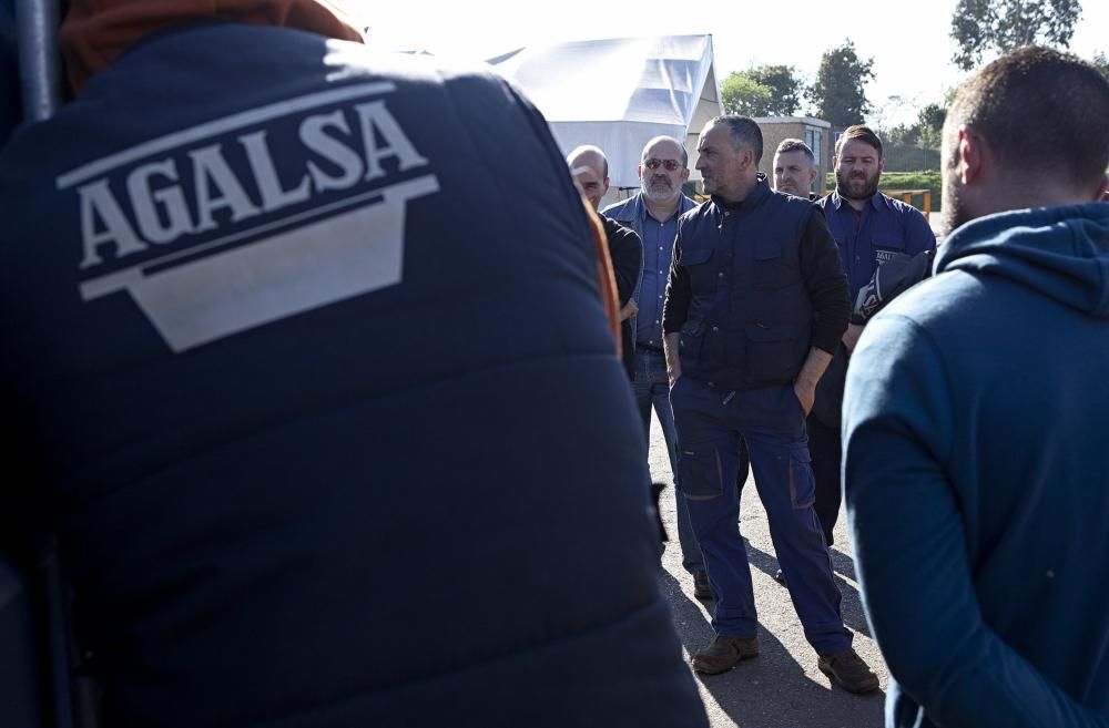 Reunión del comité de empresa de Agalsa con la administradora concursal.