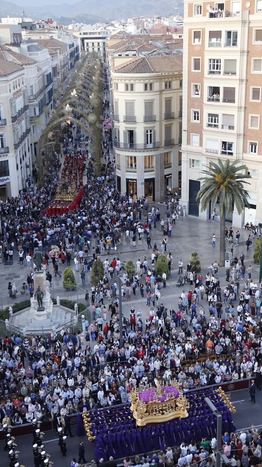 Fotos de las procesiones de la Magna de Málaga