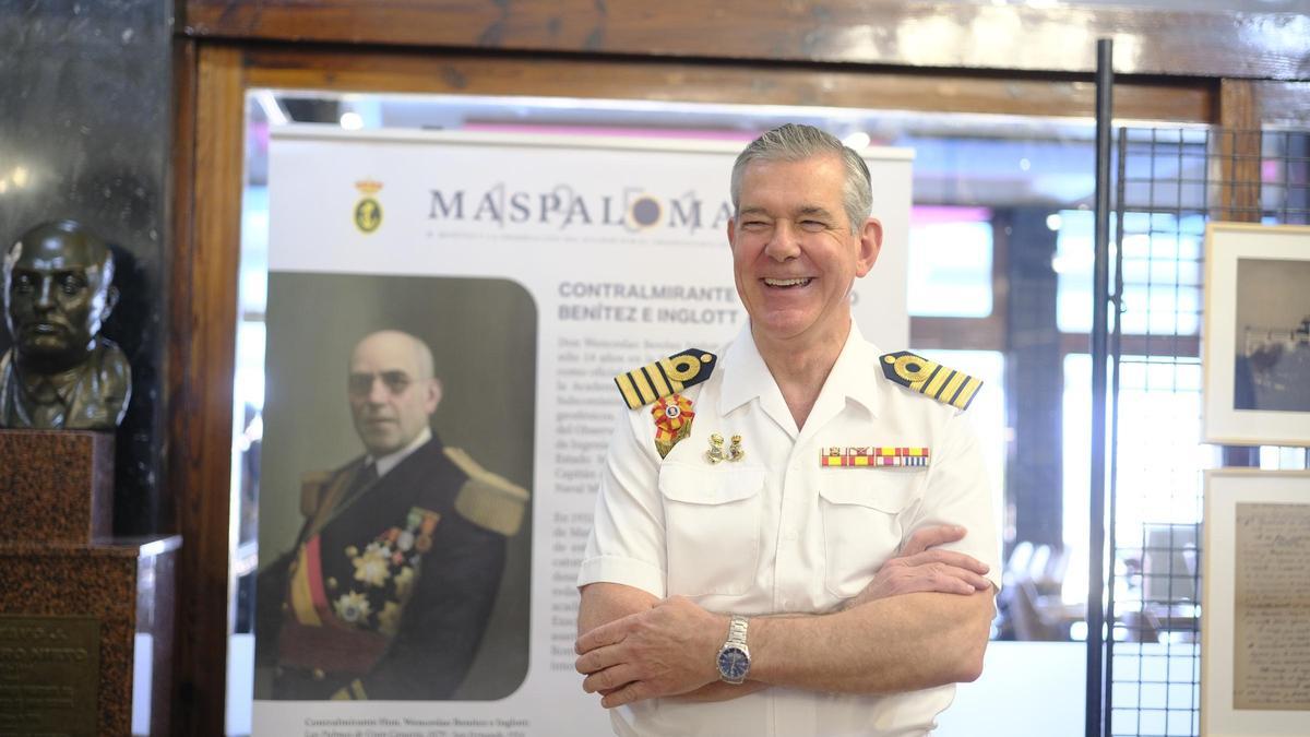 Francisco Javier Galindo Mendoza, en el Club Náutico de Gran Canaria.