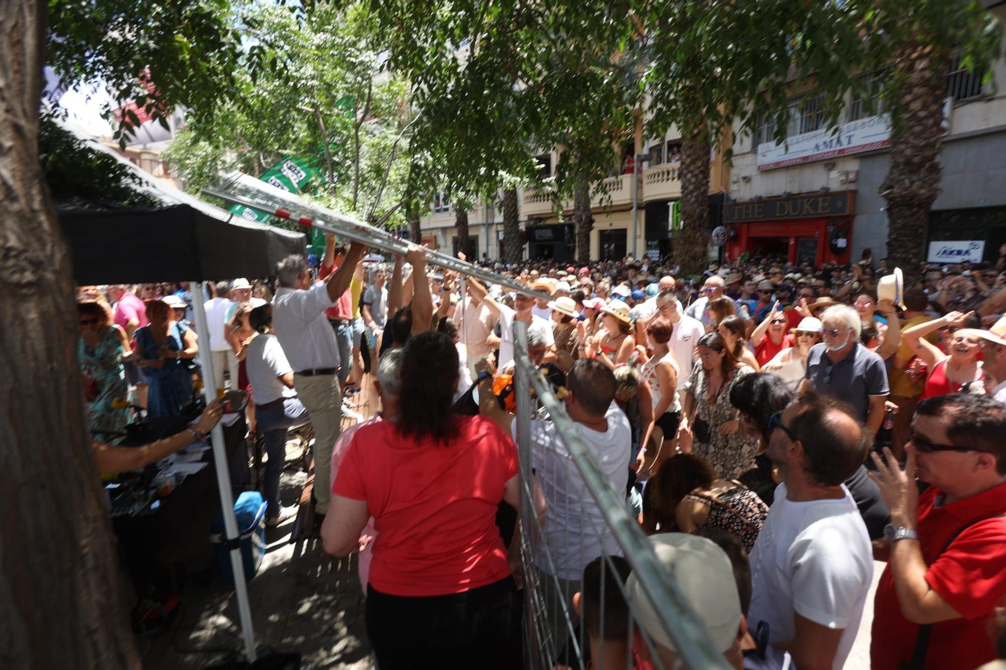 Así ha sido la mascletà de hoy del concurso de Hogueras 2022