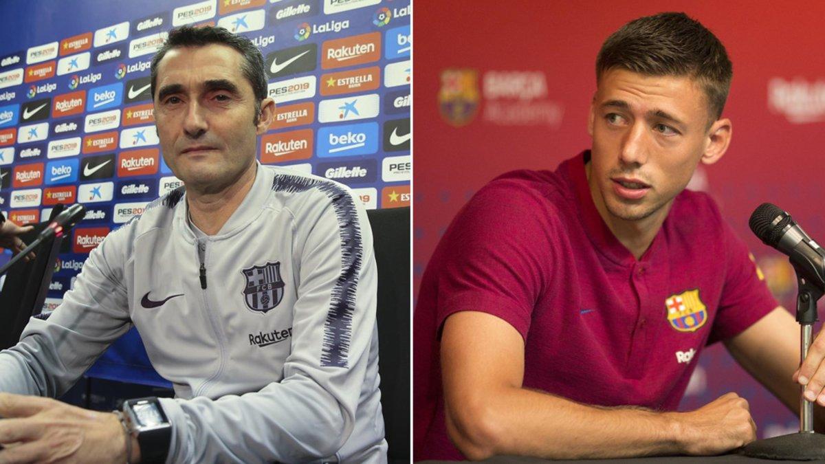 Ernesto Valverde y Clement Lenglet