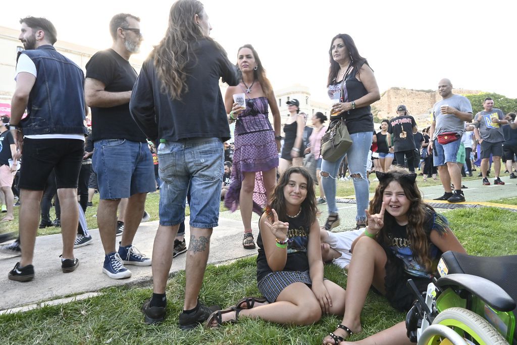 Ambiente de la segunda jornada del Rock Imperium Festival en Cartagena