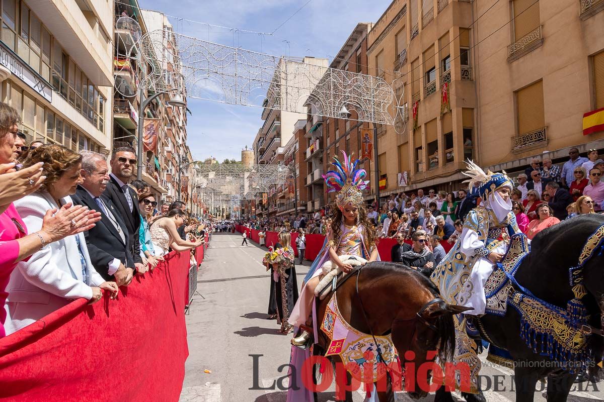 Desfile infantil del Bando Moro en las Fiestas de Caravaca