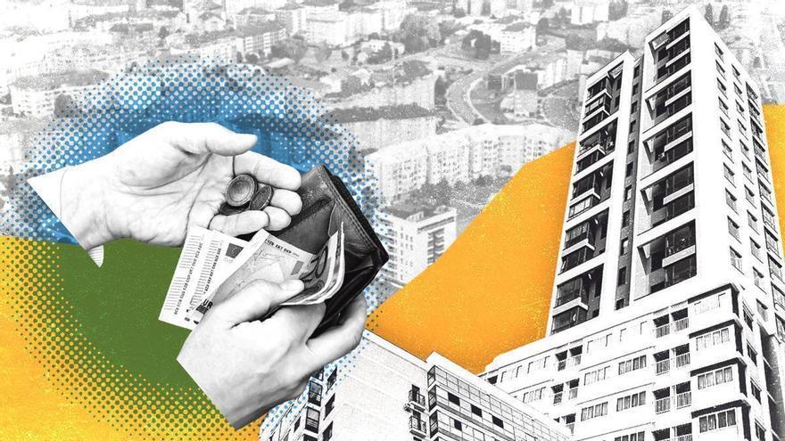 El gasto en vivienda empuja a uno de cada seis hogares a la pobreza severa en Asturias