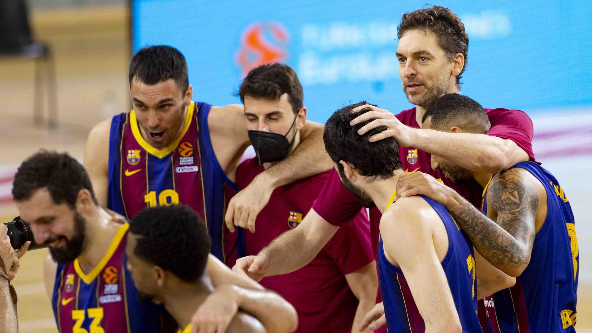 El Barça ganó la liga en junio en el Palau