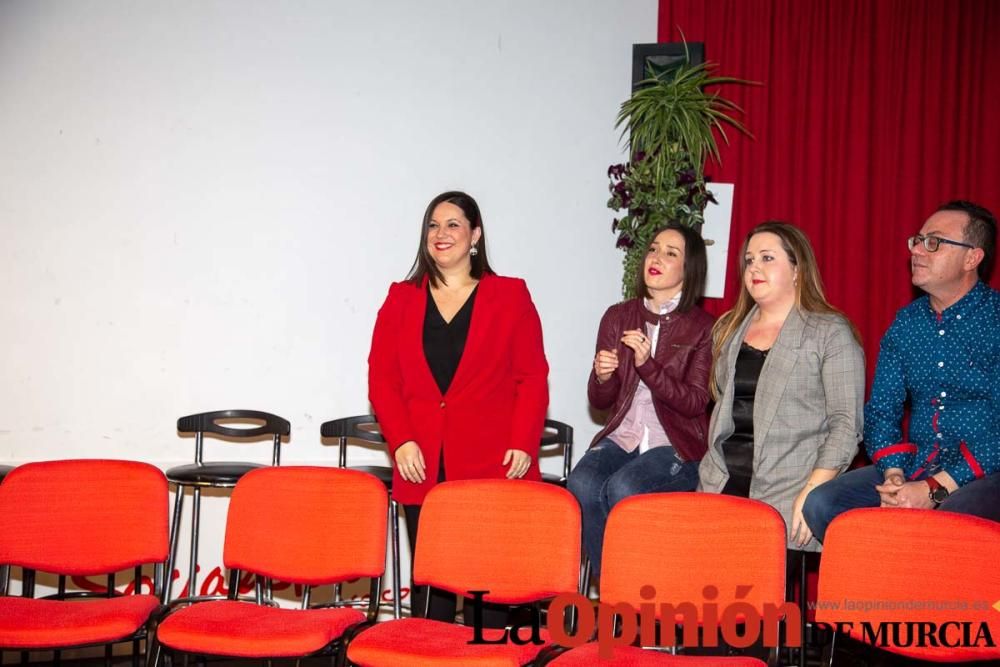 Presentación candidatura PSOE en Caravaca